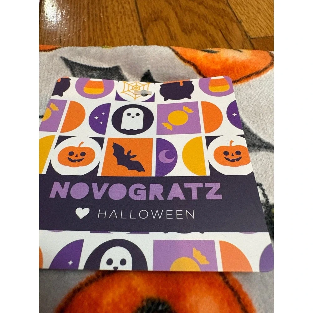 Novogratz Halloween Ghost Bat Kitchen Towel Set 3 New With Tags